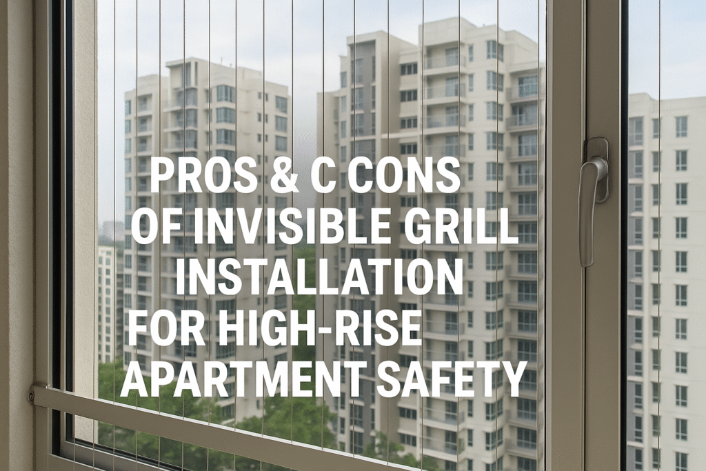 invisible grill installation